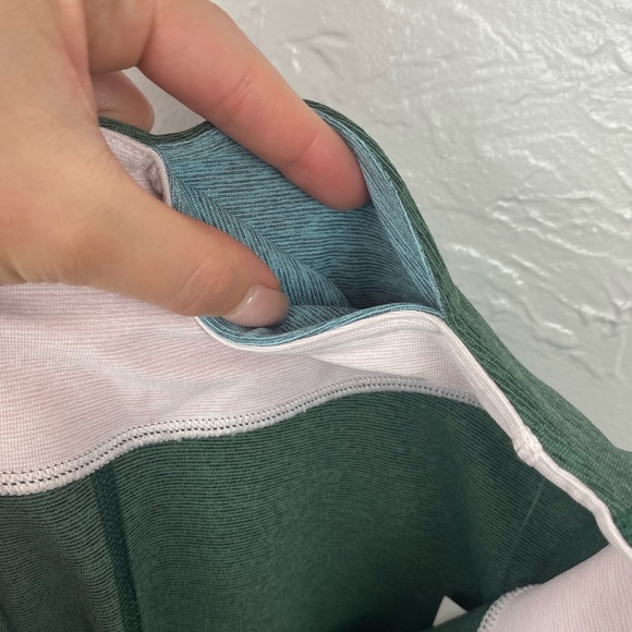 NWT Outdoor Voices 7/8 tricolor spring leggings XS - Picture 9 of 11